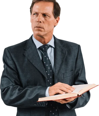 mature-male-lawyer-holding-law-book-standing-courtroom