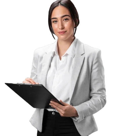portrait-female-lawyer-formal-suit-with-clipboard